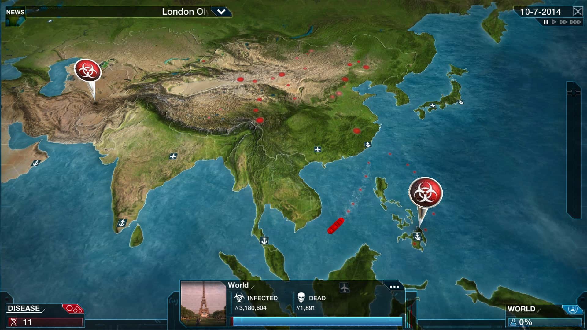 瘟疫公司:物竞天择 进化 Plague Inc Evolved 全DLC背景